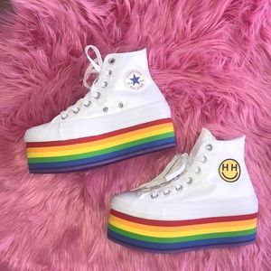 converse pride platform shoes